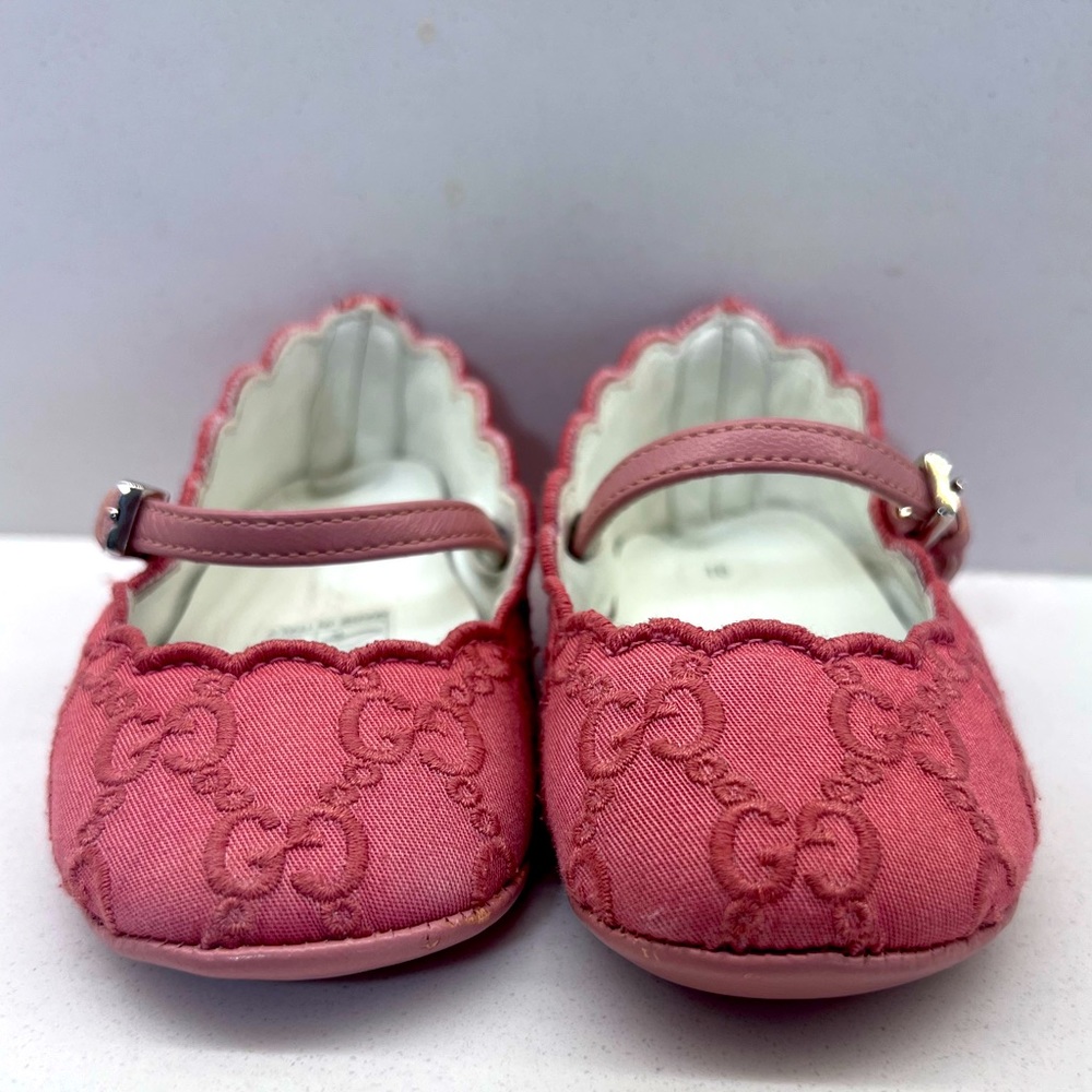 Pink Gucci Infant Shoes